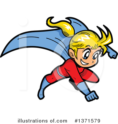 Girl Clipart #1371579 by Clip Art Mascots