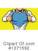 Super Hero Clipart #1371592 by Clip Art Mascots