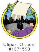Super Hero Clipart #1371593 by Clip Art Mascots