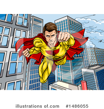 Royalty-Free (RF) Super Hero Clipart Illustration by AtStockIllustration - Stock Sample #1486055