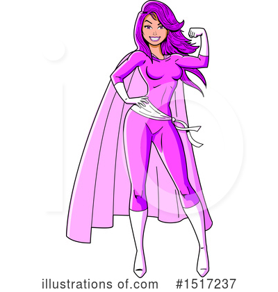 Royalty-Free (RF) Super Hero Clipart Illustration by Clip Art Mascots - Stock Sample #1517237
