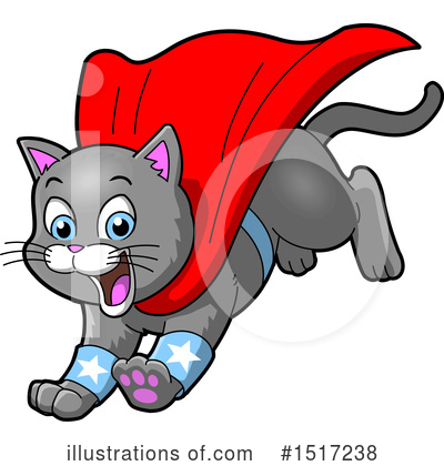 Royalty-Free (RF) Super Hero Clipart Illustration by Clip Art Mascots - Stock Sample #1517238