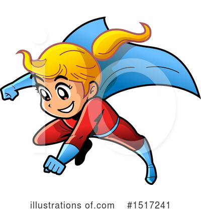 Royalty-Free (RF) Super Hero Clipart Illustration by Clip Art Mascots - Stock Sample #1517241