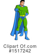 Super Hero Clipart #1517242 by Clip Art Mascots
