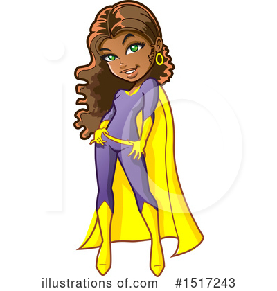 Royalty-Free (RF) Super Hero Clipart Illustration by Clip Art Mascots - Stock Sample #1517243
