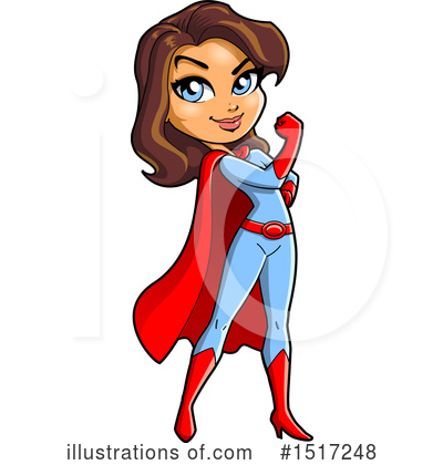 Royalty-Free (RF) Super Hero Clipart Illustration by Clip Art Mascots - Stock Sample #1517248