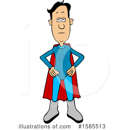Royalty-Free (RF) Super Hero Clipart Illustration by djart - Stock Sample #1585513