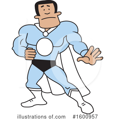 Royalty-Free (RF) Super Hero Clipart Illustration by Johnny Sajem - Stock Sample #1600957