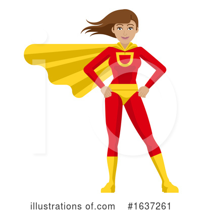 Royalty-Free (RF) Super Hero Clipart Illustration by AtStockIllustration - Stock Sample #1637261