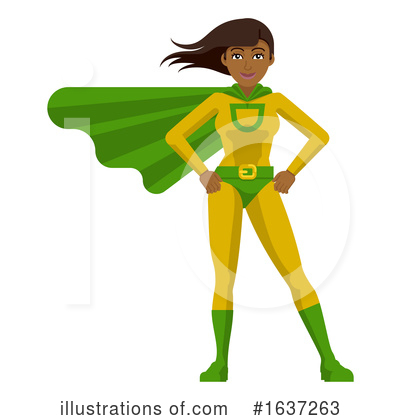 Royalty-Free (RF) Super Hero Clipart Illustration by AtStockIllustration - Stock Sample #1637263
