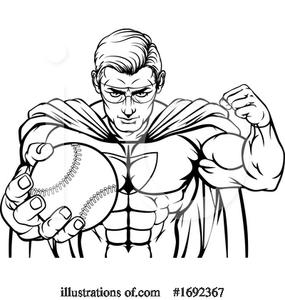 Royalty-Free (RF) Super Hero Clipart Illustration by AtStockIllustration - Stock Sample #1692367