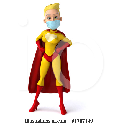 Yellow And Red Super Hero Clipart #1707149 by Julos