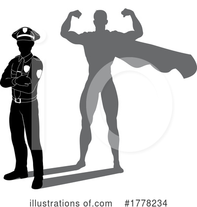 Royalty-Free (RF) Super Hero Clipart Illustration by AtStockIllustration - Stock Sample #1778234