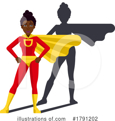 Super Woman Clipart #1791202 by AtStockIllustration