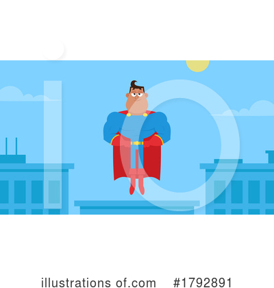 Royalty-Free (RF) Super Hero Clipart Illustration by Hit Toon - Stock Sample #1792891