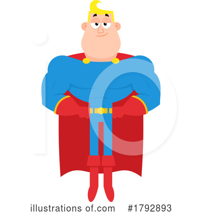 Royalty-Free (RF) Super Hero Clipart Illustration by Hit Toon - Stock Sample #1792893
