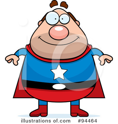 Royalty-Free (RF) Super Hero Clipart Illustration by Cory Thoman - Stock Sample #94464