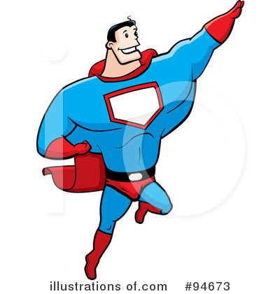 Royalty-Free (RF) Super Hero Clipart Illustration by Cory Thoman - Stock Sample #94673
