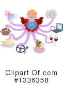 Super Mom Clipart #1336358 by Liron Peer