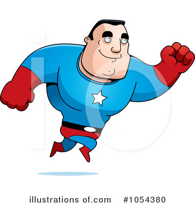 Royalty-Free (RF) Superhero Clipart Illustration by Cory Thoman - Stock Sample #1054380