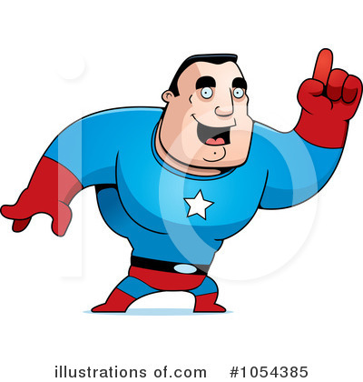 Royalty-Free (RF) Superhero Clipart Illustration by Cory Thoman - Stock Sample #1054385