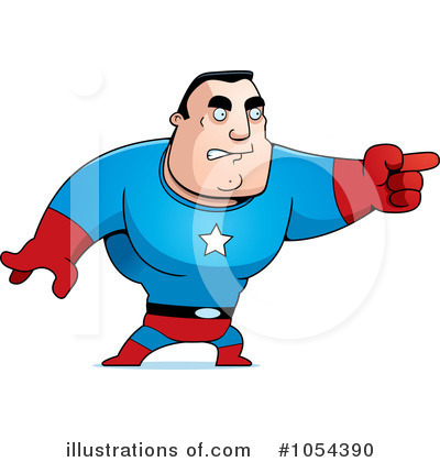 Royalty-Free (RF) Superhero Clipart Illustration by Cory Thoman - Stock Sample #1054390