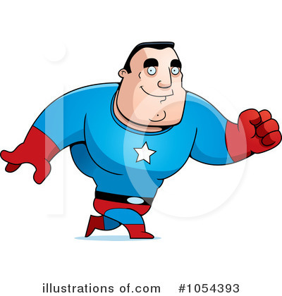 Royalty-Free (RF) Superhero Clipart Illustration by Cory Thoman - Stock Sample #1054393