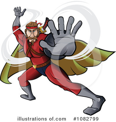 Royalty-Free (RF) Superhero Clipart Illustration by Paulo Resende - Stock Sample #1082799
