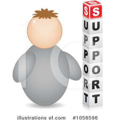 Royalty-Free (RF) Support Clipart Illustration by Andrei Marincas - Stock Sample #1056596