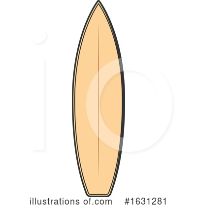 Royalty-Free (RF) Surf Board Clipart Illustration by Vector Tradition SM - Stock Sample #1631281