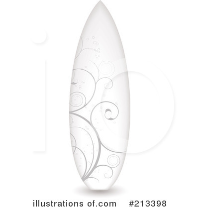 Royalty-Free (RF) Surfboard Clipart Illustration by michaeltravers - Stock Sample #213398