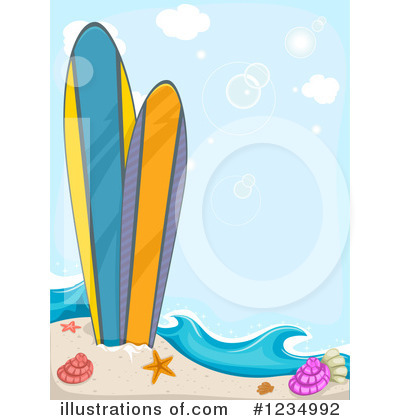 Royalty-Free (RF) Surfboards Clipart Illustration by BNP Design Studio - Stock Sample #1234992