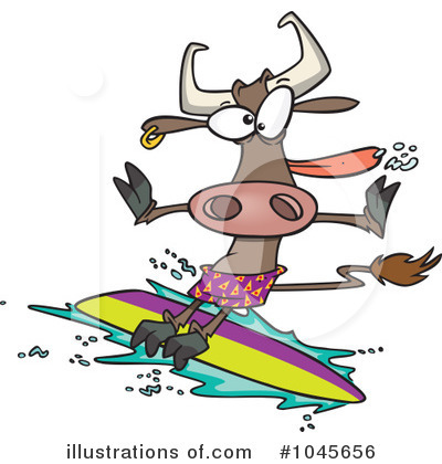 Surfing Clipart #1045656 by toonaday