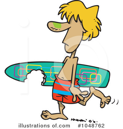 Surfing Clipart #1048762 by toonaday