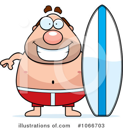Royalty-Free (RF) Surfer Clipart Illustration by Cory Thoman - Stock Sample #1066703
