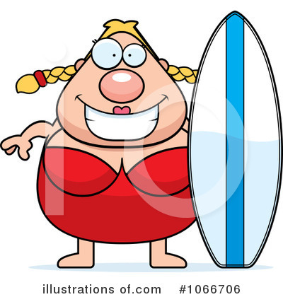 Royalty-Free (RF) Surfer Clipart Illustration by Cory Thoman - Stock Sample #1066706