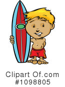 Surfer Clipart #1098805 by Chromaco