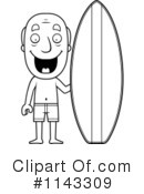 Surfer Clipart #1143309 by Cory Thoman