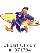 Surfer Clipart #1371784 by Clip Art Mascots