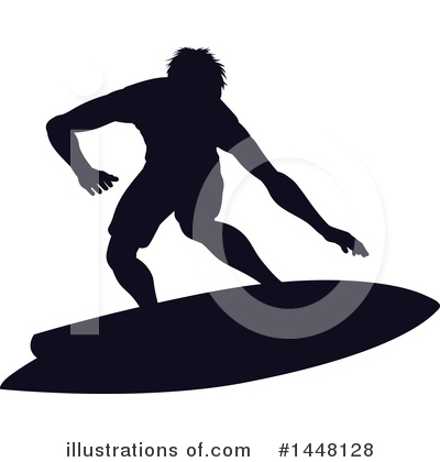 Royalty-Free (RF) Surfer Clipart Illustration by AtStockIllustration - Stock Sample #1448128