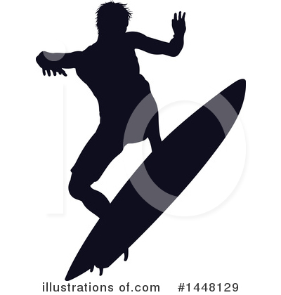 Royalty-Free (RF) Surfer Clipart Illustration by AtStockIllustration - Stock Sample #1448129