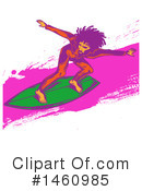 Surfer Clipart #1460985 by Domenico Condello