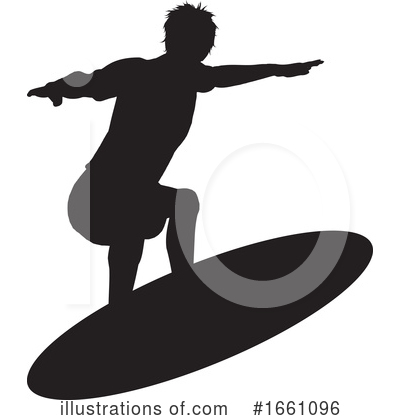 Surfer Clipart #1661096 by KJ Pargeter