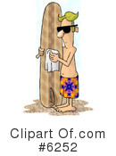 Surfer Clipart #6252 by djart