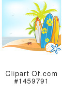 Surfing Clipart #1459791 by Domenico Condello