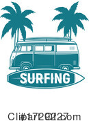 Surfing Clipart #1729227 by Vector Tradition SM