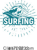 Surfing Clipart #1729233 by Vector Tradition SM