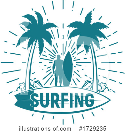 Royalty-Free (RF) Surfing Clipart Illustration by Vector Tradition SM - Stock Sample #1729235