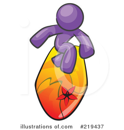 Purple Mascot Clipart #219437 by Leo Blanchette
