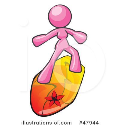 Pink Design Mascot Clipart #47944 by Leo Blanchette